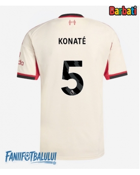 Liverpool Ibrahima Konate #5 Tricou Fotbal Replică 2025-26 Barbati Deplasare